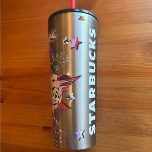 Starbucks Metallic Silver Tumbler
